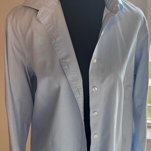 Lands’ End- Light Blue Button-Up blouse